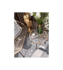 KARE Stolik kawowy ACAPULCO 50 cm naturalny