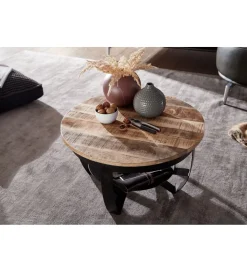 WOHNLING, GERMANY Stolik kawowy AFLAN 60 cm drewno mango