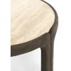 L&L Stolik kawowy ALI 75 cm ciemnobrązowy piaskowy