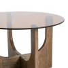 Zona-Design Stolik kawowy AMY 60 cm drewno kauczuk
