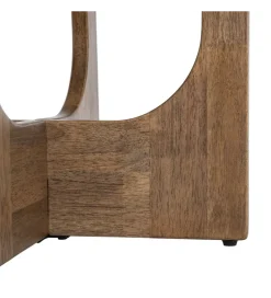 Zona-Design Stolik kawowy AMY 60 cm drewno kauczuk