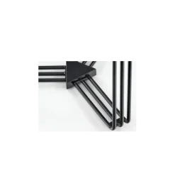 Halmar Stolik kawowy ANTICA 80 cm w optyce czarnego marmuru