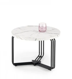 Halmar Stolik kawowy ANTICA 55 cm w optyce marmuru