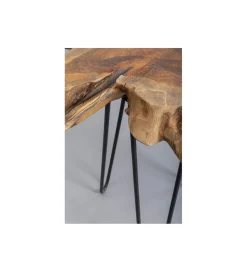 KARE Stolik kawowy Aspen 50 cm dewno teak