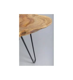 KARE Stolik kawowy Aspen 50 cm dewno teak