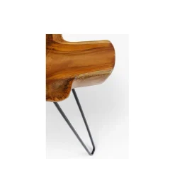 KARE Stolik kawowy Aspen 50 cm dewno teak