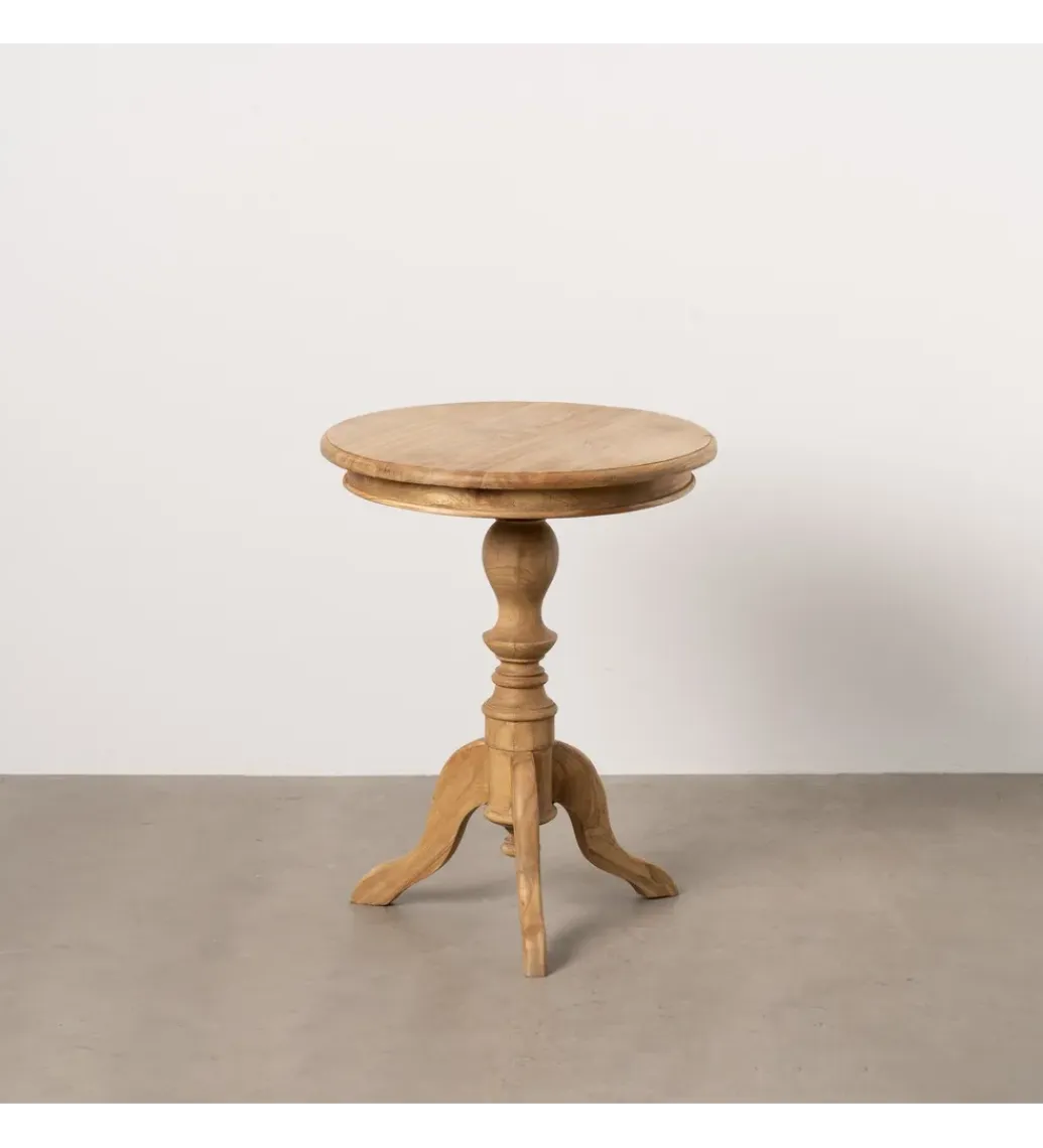 Zona-Design Stolik kawowy AXEI 50 cm drewno mindi