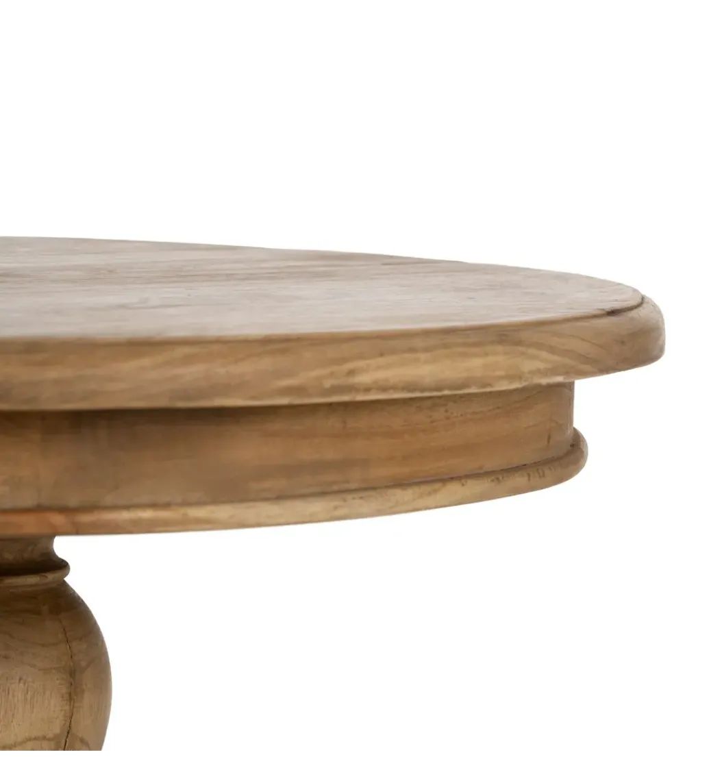 Zona-Design Stolik kawowy AXEI 50 cm drewno mindi