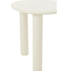 J-Line Stolik kawowy BALI 51cm biały