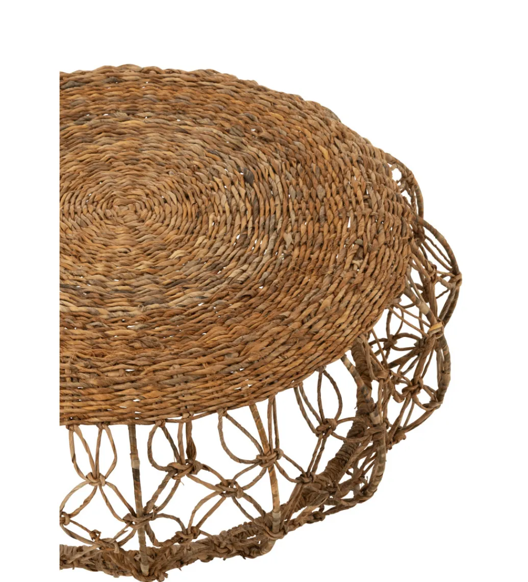 J-Line Stolik kawowy BARREL 60 cm naturalny