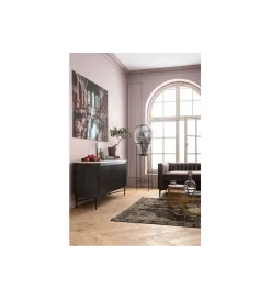 KARE Stolik kawowy BEAM 32 cm biały marmur brąz
