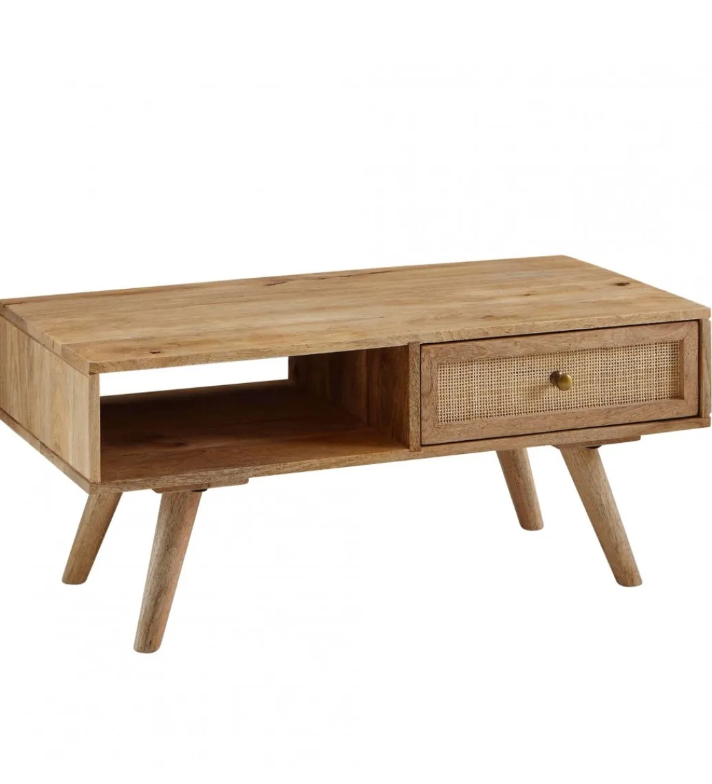 WOHNLING, GERMANY Stolik kawowy BELIZE 90 cm drewno mango