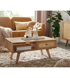 WOHNLING, GERMANY Stolik kawowy BELIZE 90 cm drewno mango