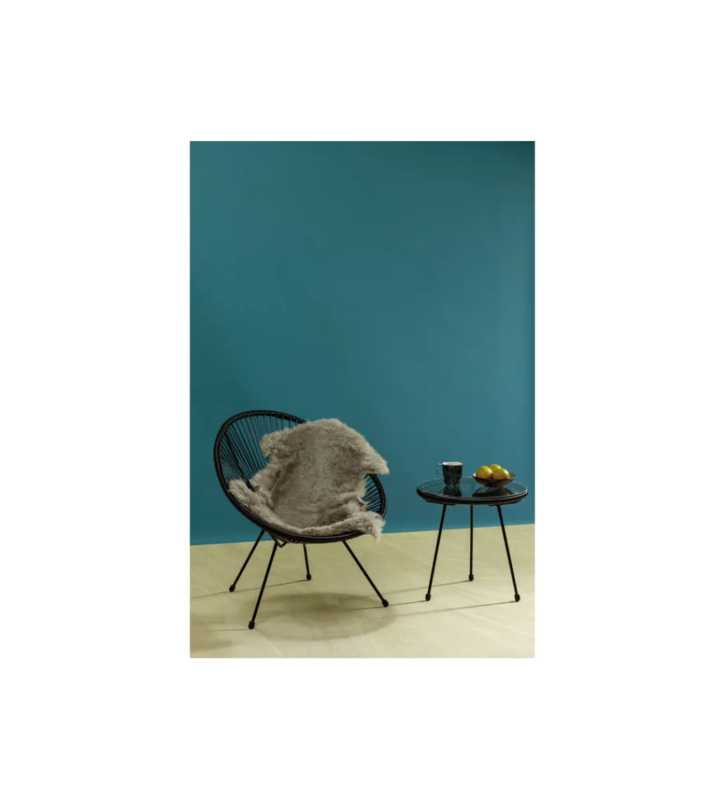 KARE Stolik kawowy boczny ACAPULCO MONO 50 cm czarny