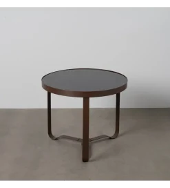 Zona-Design Stolik kawowy boczny ADESOM 50 cm ciemnobrązowy