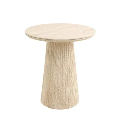 KARE Stolik kawowy boczny ALMA 50 cm naturalny