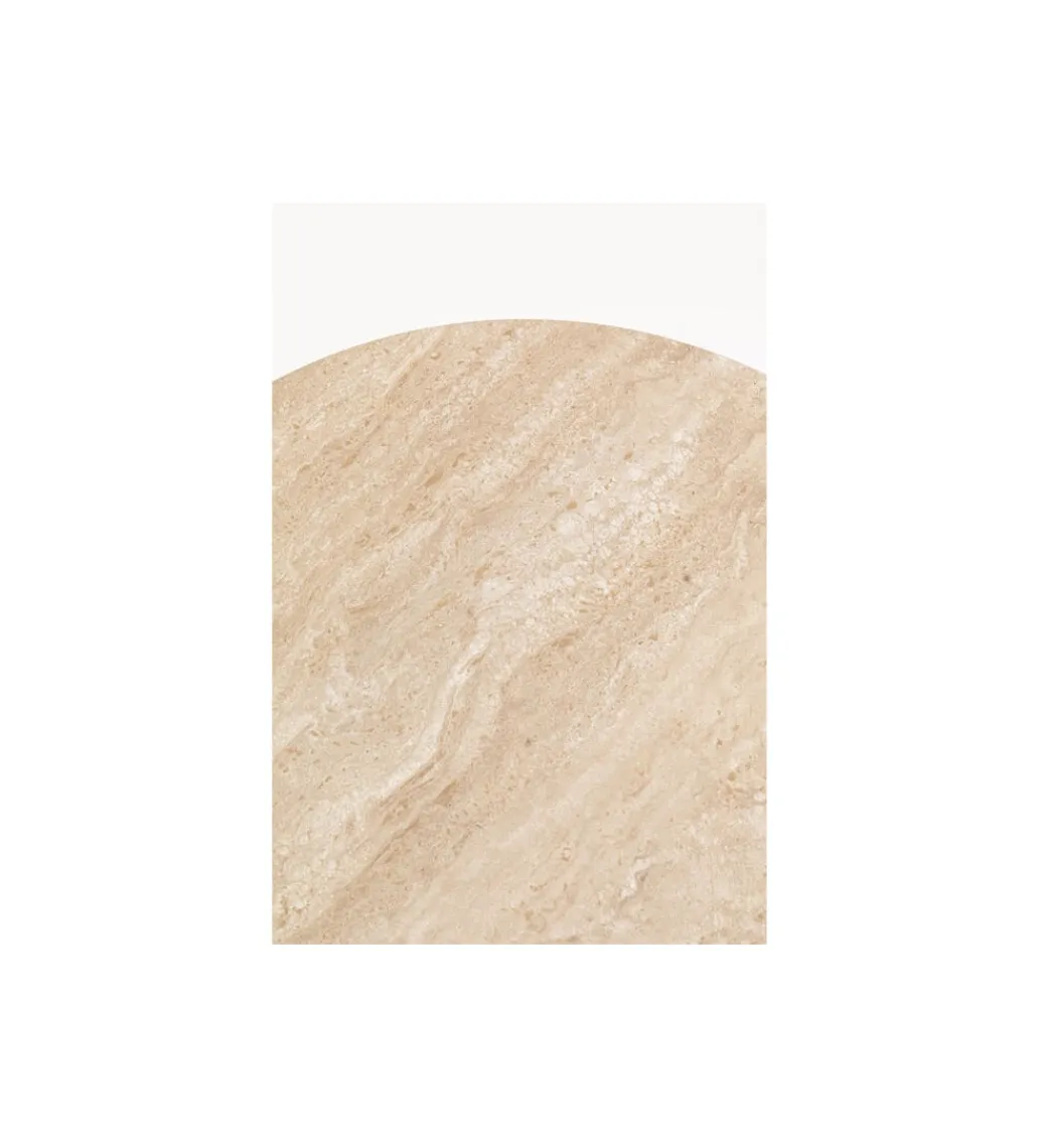 KARE Stolik kawowy boczny ALMA 50 cm naturalny