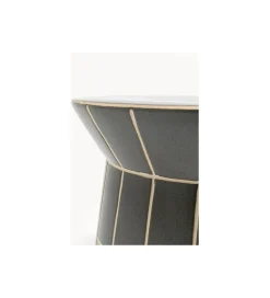 KARE Stolik kawowy boczny BLISS TILE RIM 38 cm niebieski