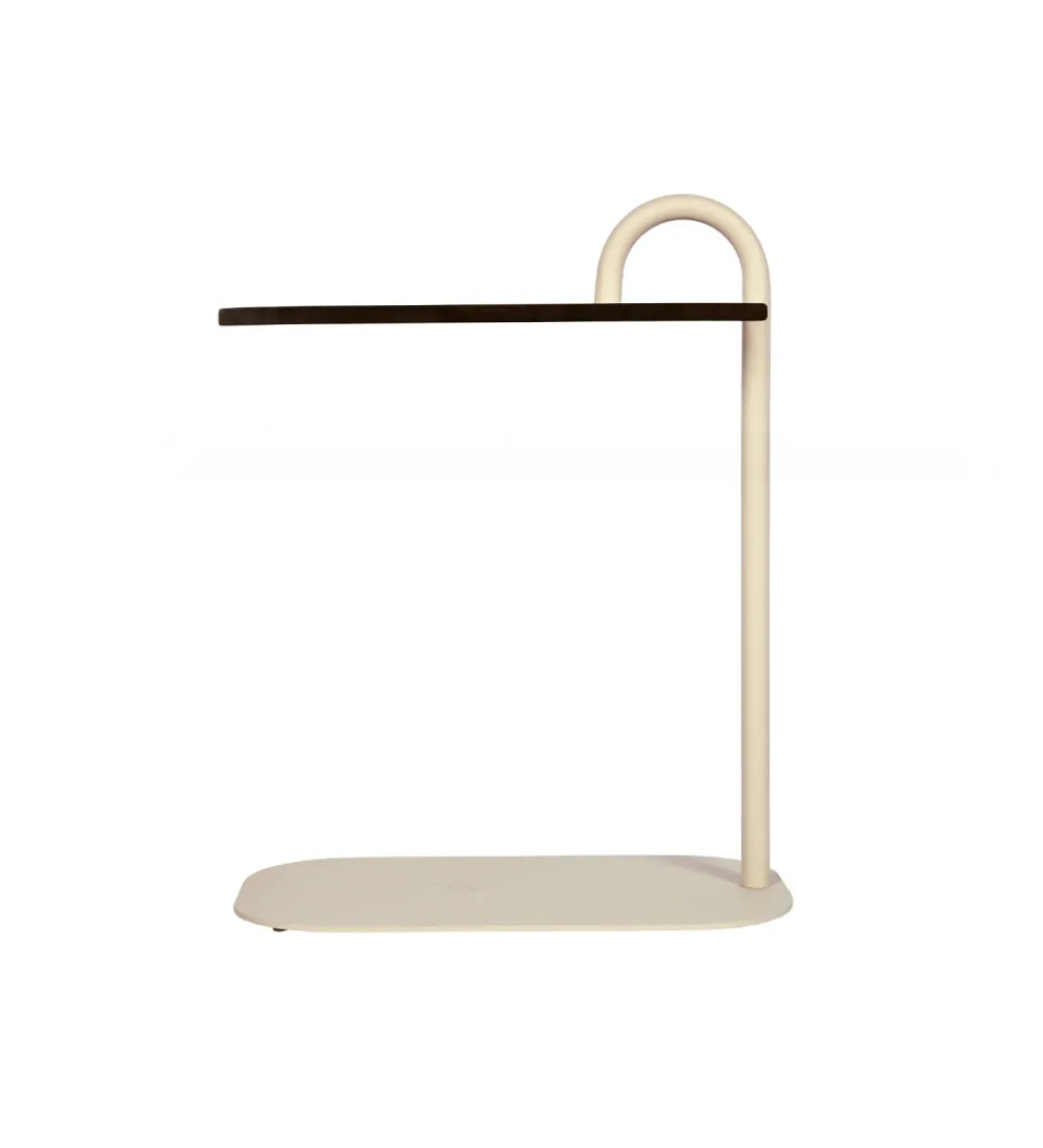 LF-Design Stolik kawowy boczny BRIX AMY MALTA 65 cm beżowy