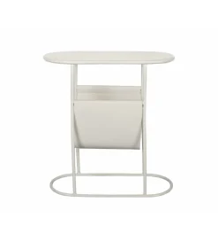 LF-Design Stolik kawowy boczny BRIX LUNA 57 cm biały