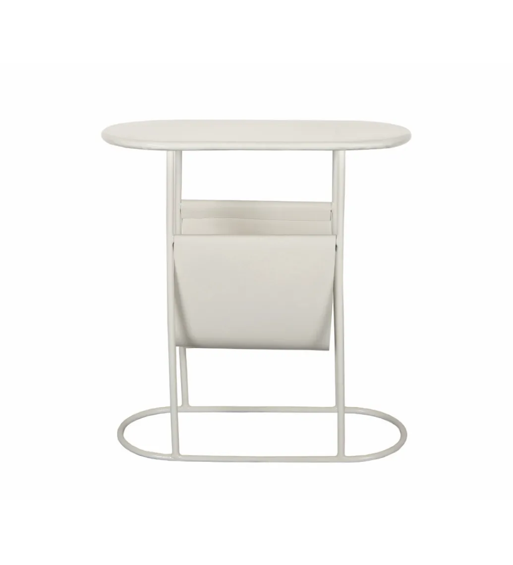 LF-Design Stolik kawowy boczny BRIX LUNA 57 cm biały