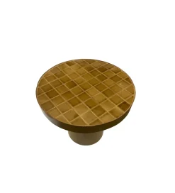 LF-Design Stolik kawowy boczny BRIX TYLO 46 cm brązowy ceramika