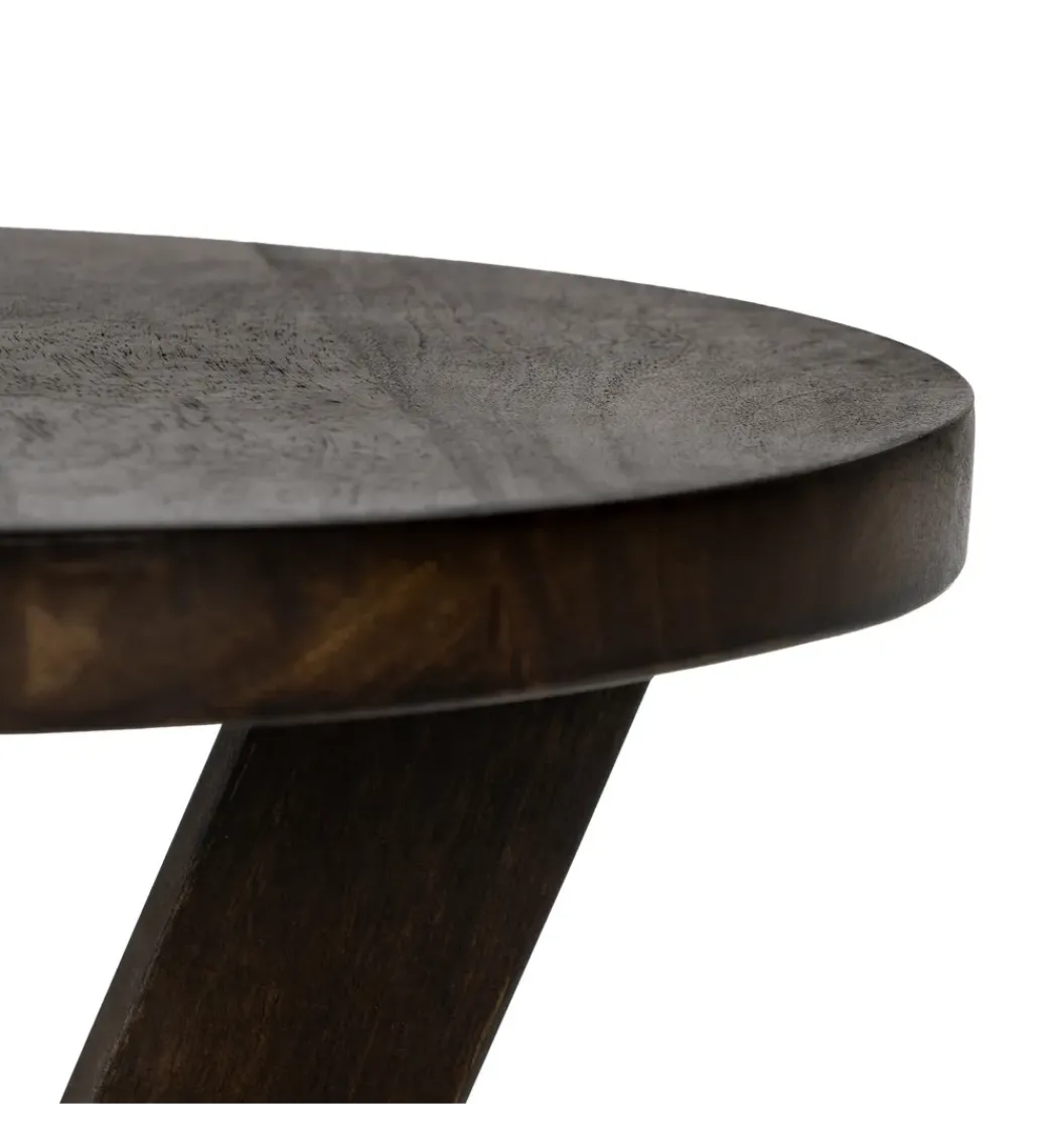 Zona-Design Stolik kawowy boczny CODENA 60 cm drewno mango