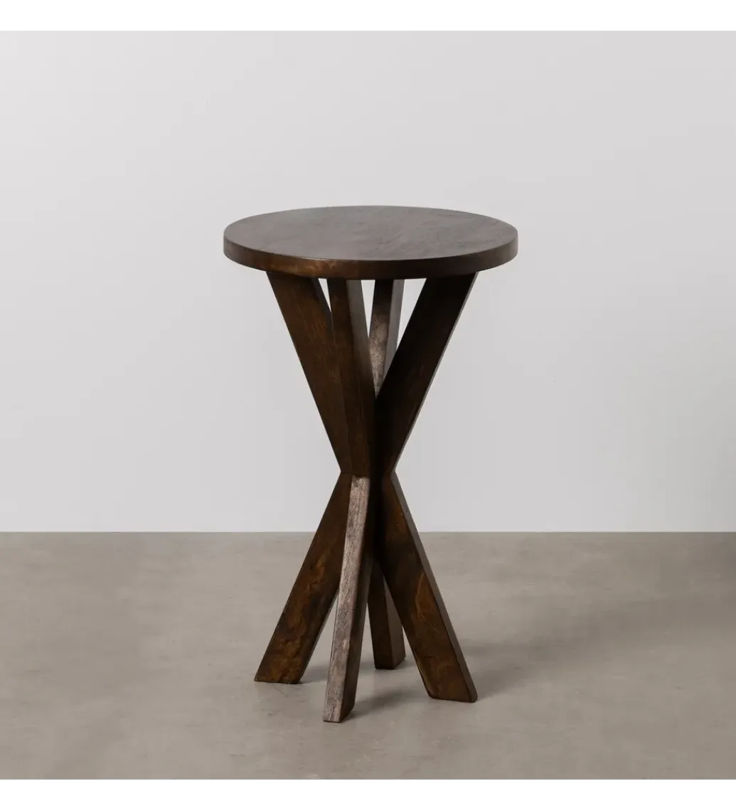 Zona-Design Stolik kawowy boczny CODENA 60 cm drewno mango