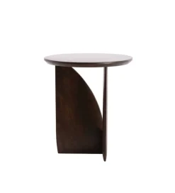L&L Stolik kawowy boczny DJAVANO 50 cm drewno mango