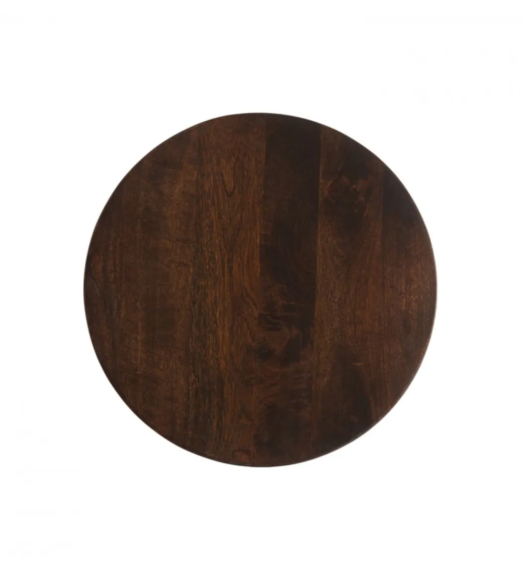 L&L Stolik kawowy boczny DJAVANO 50 cm drewno mango