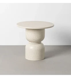Zona-Design Stolik kawowy boczny EDERAN 60 cm efekt terrazzo