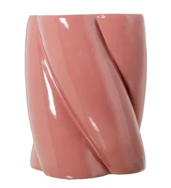 Exclusivas Stolik kawowy boczny FIBEREN 40 cm różowy