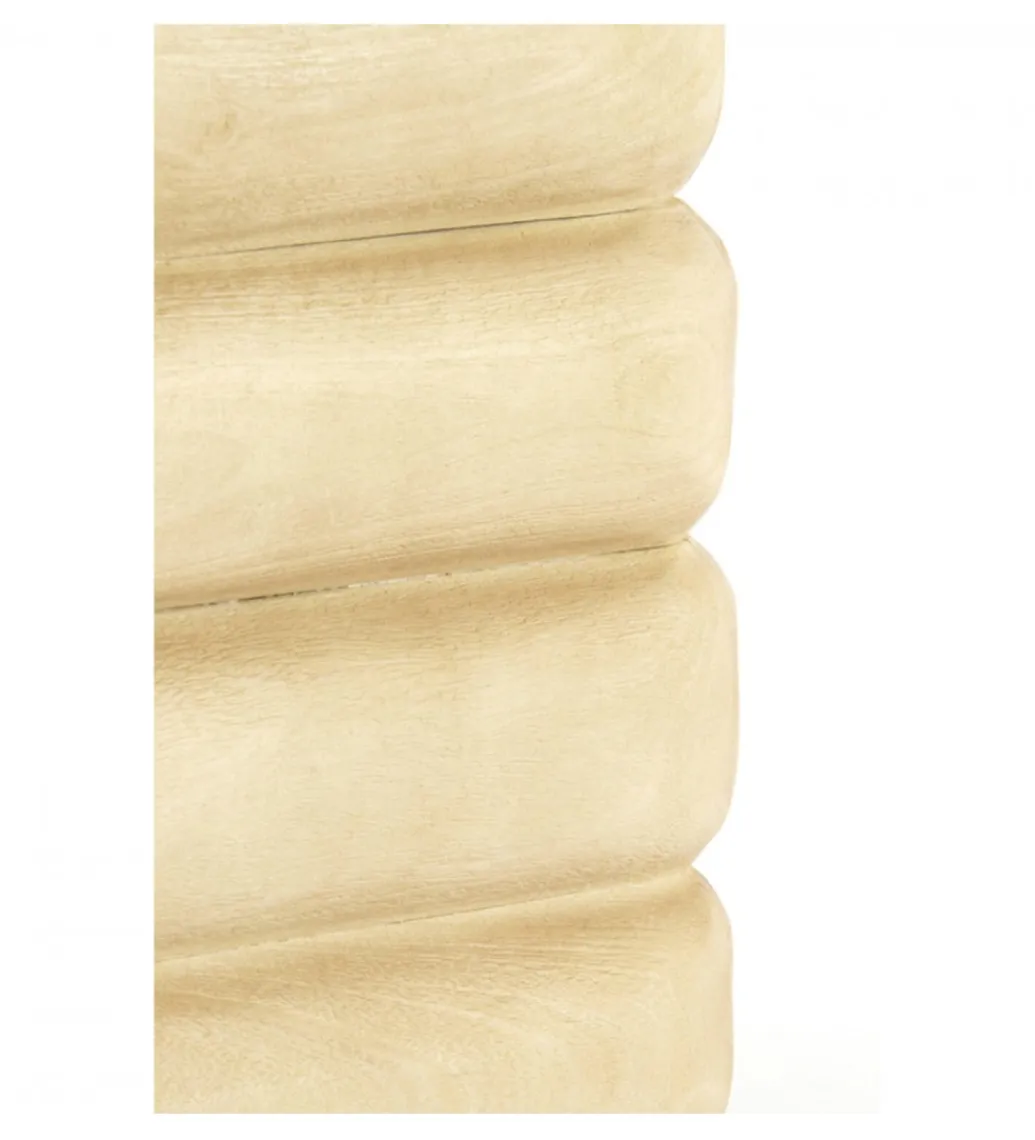 L&L Stolik kawowy boczny FREYJA 40 cm naturalny