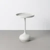 Zona-Design Stolik kawowy boczny GARAS 57 cm biały