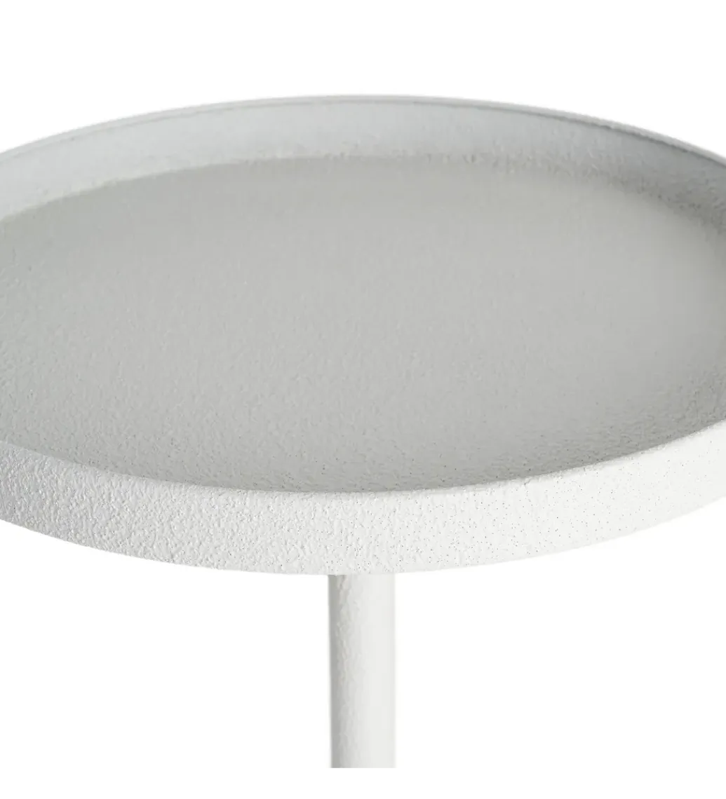 Zona-Design Stolik kawowy boczny GARAS 57 cm biały