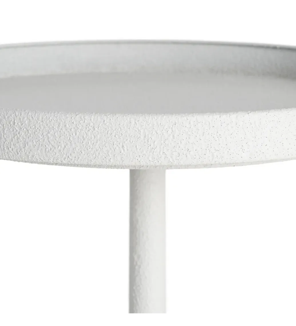 Zona-Design Stolik kawowy boczny GARAS 57 cm biały