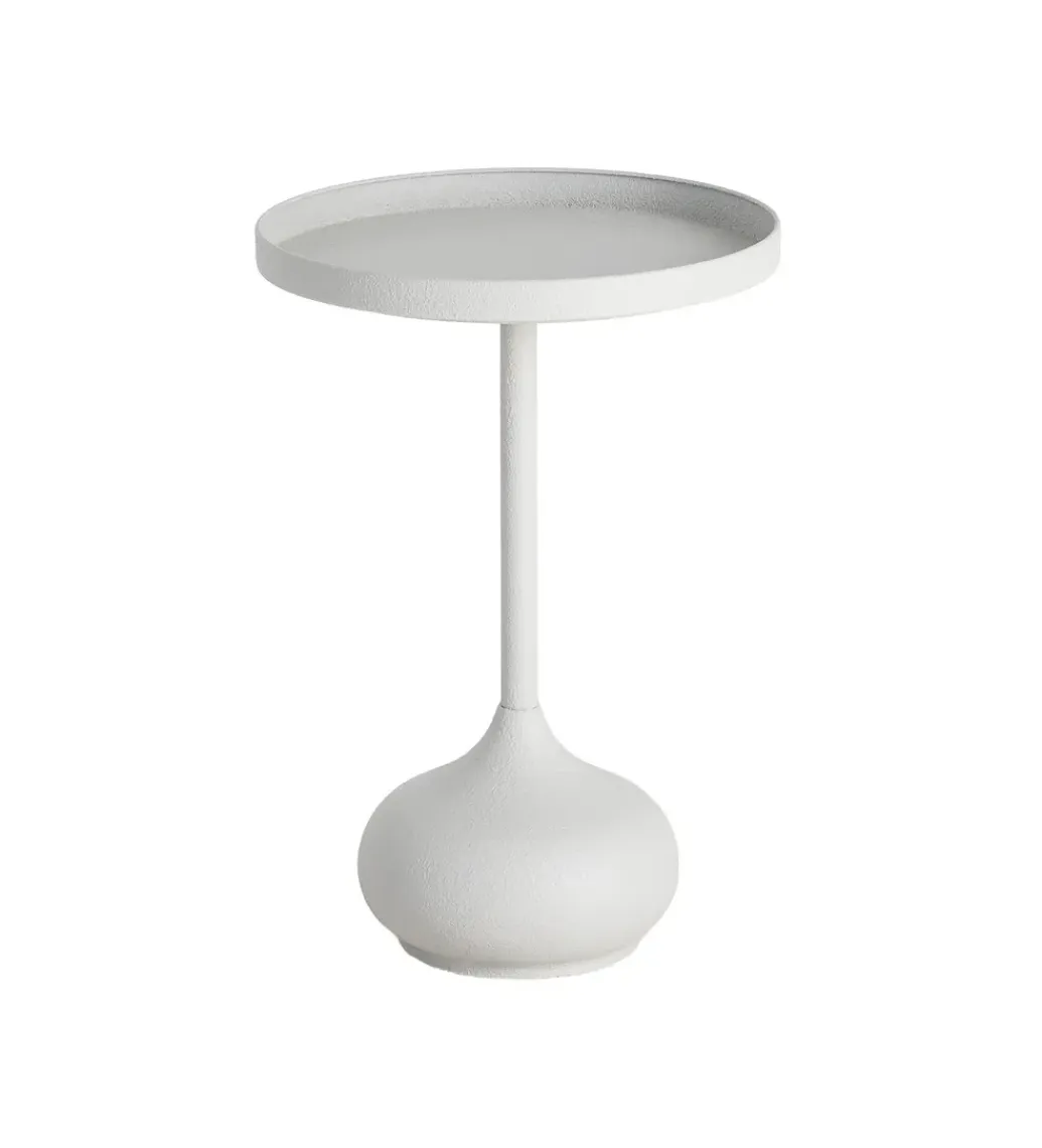 Zona-Design Stolik kawowy boczny GARAS 57 cm biały