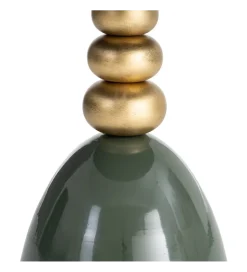 Zona-Design Stolik kawowy boczny JORGEWA 47 cm zielony złoty