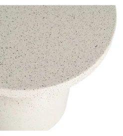 Zona-Design Stolik kawowy boczny KIRENKO 40 cm efekt terrazzo