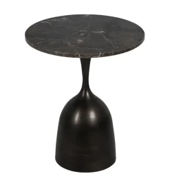 Zona-Design Stolik kawowy boczny KOREMA 58 cm czarny
