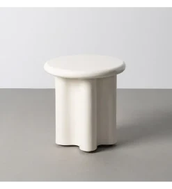 Zona-Design Stolik kawowy boczny LACQUER 50 cm kremowy