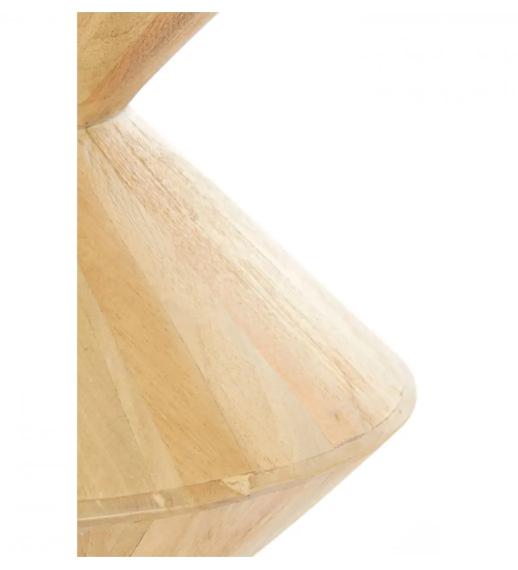 L&L Stolik kawowy boczny LARUS 60 cm drewno mango naturalny