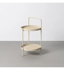 Zona-Design Stolik kawowy boczny LETIT 66 cm beżowy