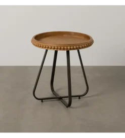 Zona-Design Stolik kawowy boczny LETTYN 52 cm drewno jodły