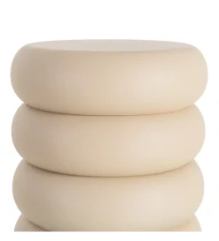 Zona-Design Stolik kawowy boczny MESTAKO 51 cm beżowy
