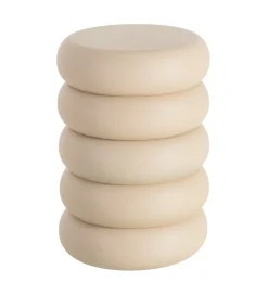 Zona-Design Stolik kawowy boczny MESTAKO 51 cm beżowy