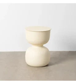 Zona-Design Stolik kawowy boczny MINTEU 52 cm biały