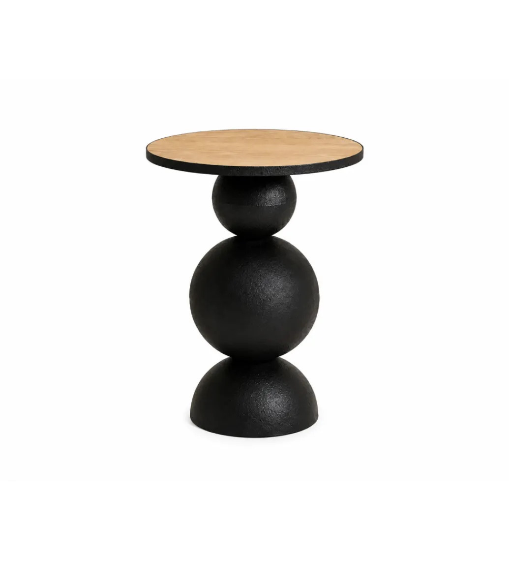 Belda Stolik kawowy boczny MISSISSAUGA 40 cm czarny