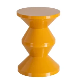 Zona-Design Stolik kawowy boczny PETARNO 47 cm musztardowy