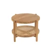 J-Line Stolik kawowy boczny ROSMYN 68 cm drewno teak